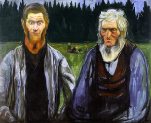 Vater und Sohn, ca. 1904